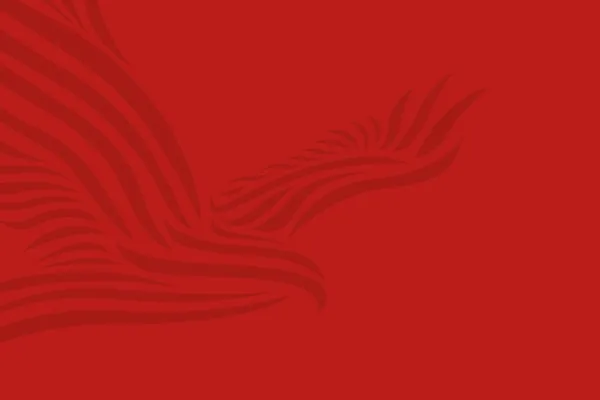 Red Kite red background with bird