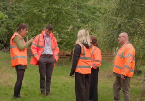 Headteacher Hannah McNamara and the team from Northern Powergrid